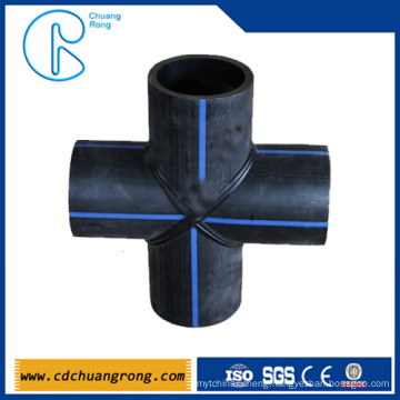 Plastic PE Fabricated Fitting Cross